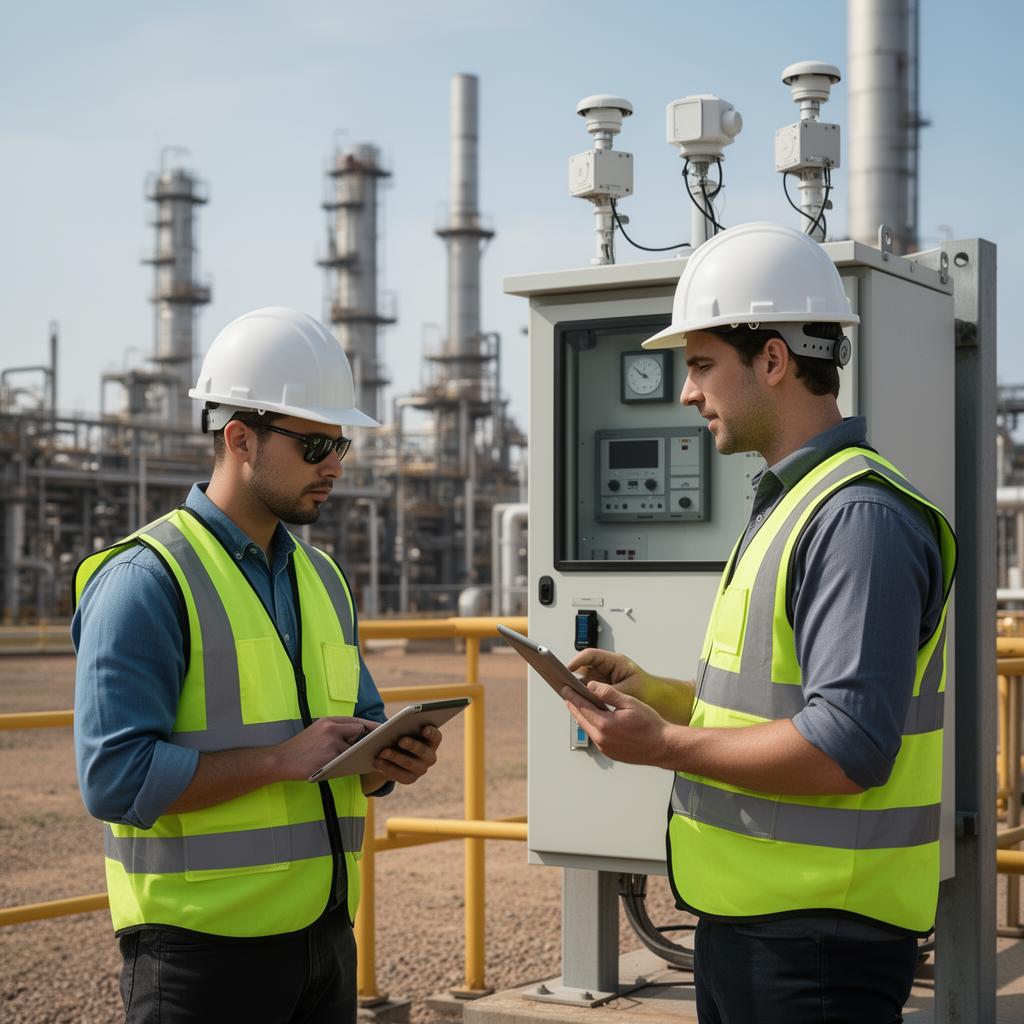 Integrated kiln & cooler emission monitoring